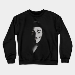 V for Vendetta Mask Crewneck Sweatshirt